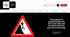 Desktop Screenshot of childrenssociety.org.uk